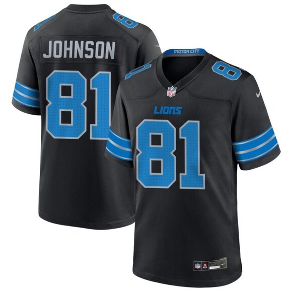 Mens Youths Kids Womens Calvin Johnson Black Stitched Jersey Vapor